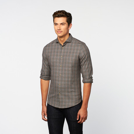 Ben Sherman // Prince Of Wales Marl Woven // Jet Black (S)