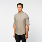 Bengal Stripe Button-Up // Frost Grey (M)