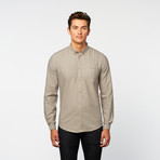 Bengal Stripe Button-Up // Frost Grey (M)
