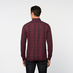 Ben Sherman // Black Watch Tartan Woven // Oxblood (L)