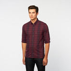 Ben Sherman // Black Watch Tartan Woven // Oxblood (L)