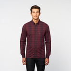 Ben Sherman // Black Watch Tartan Woven // Oxblood (L)