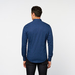 Ben Sherman // Baroque Print Woven // Blue Depths (S)