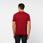 Union Jack Short-Sleeve Tee // Crimson (S)