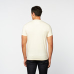 Woven Contrast Pocket Tee // Pristine (S)