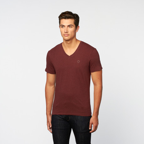 Short-Sleeve V Neck Tee // Port Royale (S)
