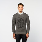 Bug Crew Neck Sweater  // Light Graphite (M)