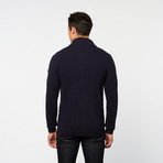 Fairisle Cardigan // Navy (M)