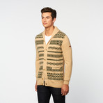 Fairisle Cardigan // Linen Marl (S)