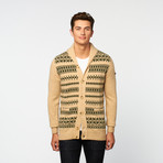 Fairisle Cardigan // Linen Marl (S)