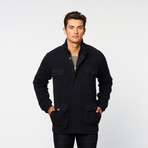 4 Pocket Knit Cardigan // Shadow Navy (M)