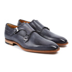 Jose Real // Ambere Monk Strap Shoe // Antracite (US: 12)
