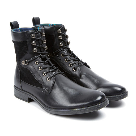 Side Zipper Boot // Black (US: 12)