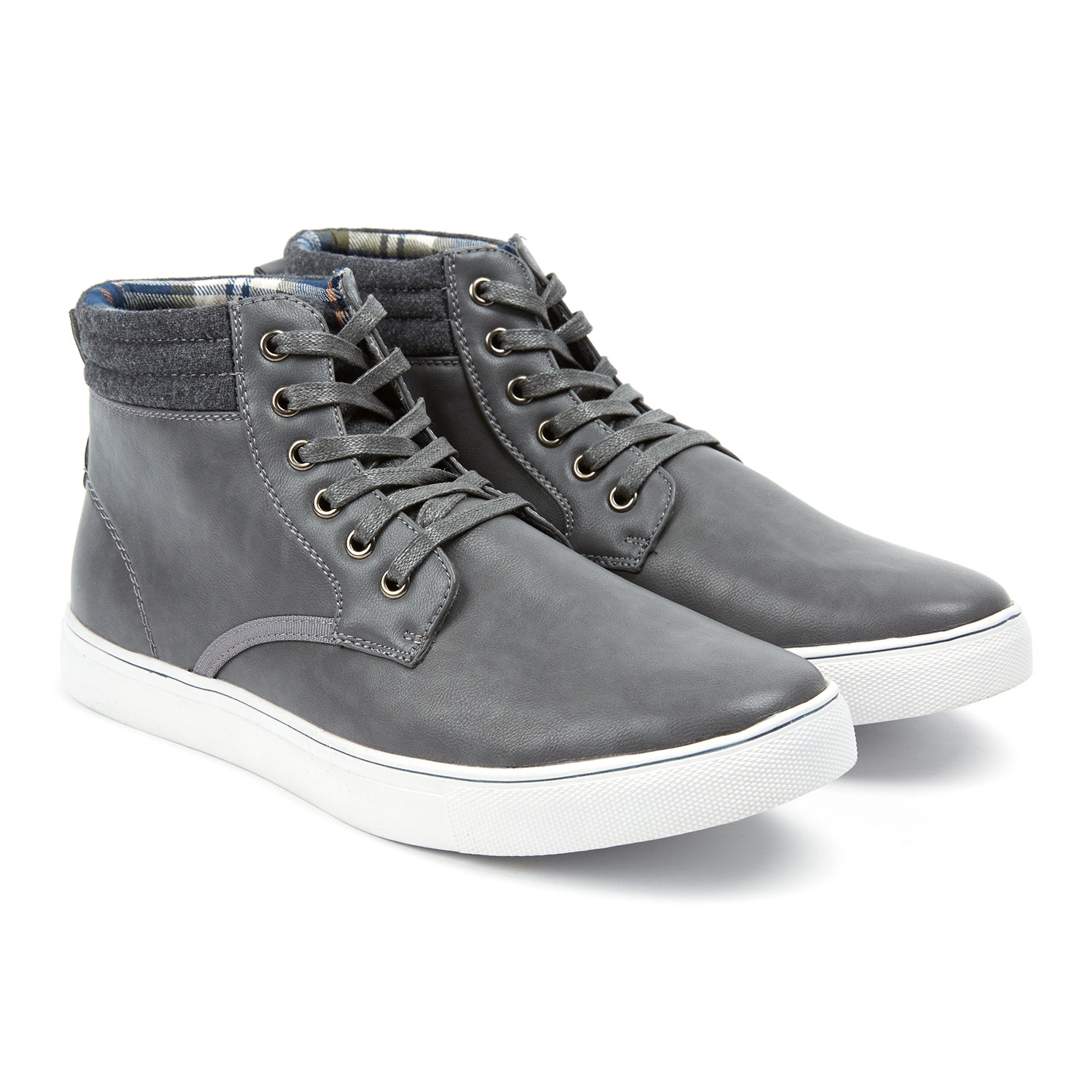 High-Top Lace-Up Casual Sneaker // Grey (US: 6) - EM3RSN Shoes - Touch ...