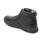 High-Top Lace-Up Casual Sneaker // MonoBlack (US: 6)