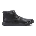 High-Top Lace-Up Casual Sneaker // MonoBlack (US: 6)