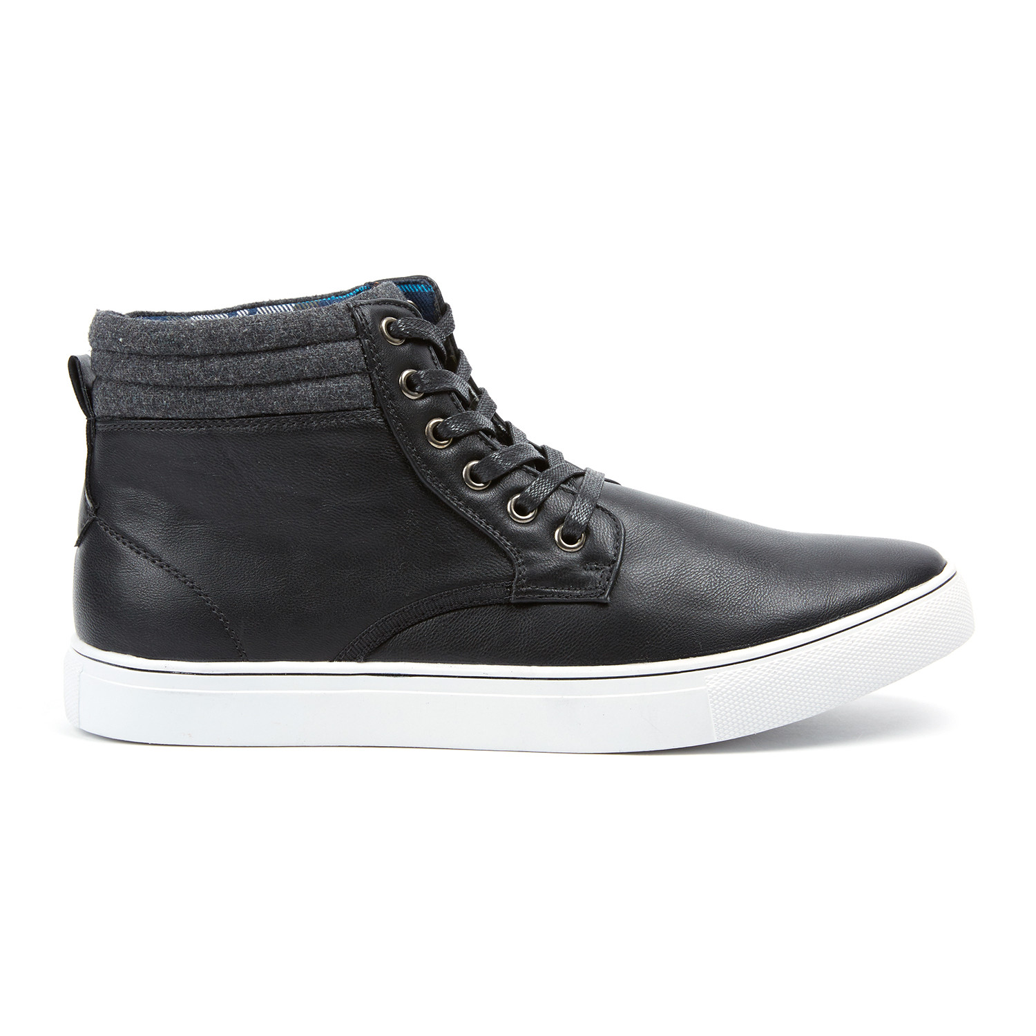 High-Top Lace-Up Casual Sneaker // Black (US: 6) - EM3RSN Shoes - Touch ...