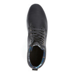 High-Top Lace-Up Casual Sneaker // Black (US: 6)