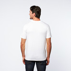 Tank Farm // Mod Stripe Tee // White (M)