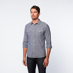 Tank Farm // Leon Western Button-Up // Charcoal (S)