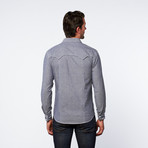 Tank Farm // Leon Western Button-Up // Charcoal (S)