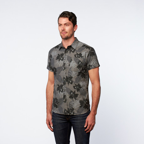Tank Farm // Zissou 2 Button-Up // Black (S)