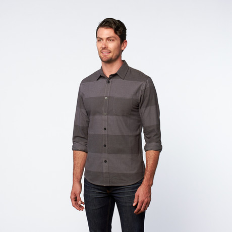 Tank Farm // Hardin Button-Up // Black (S)