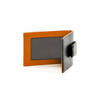 RFID Slim ID Card + Money Clip Wallet (Orange)