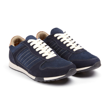 Canarias Suede Low Top Sneaker // Dark Blue (US: 7)