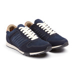 Canarias Suede Low Top Sneaker // Dark Blue (US: 11)