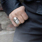 Phantom Skull Ring // Sterling Silver (Size 8)