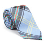 Wool Tartan Necktie // Blue
