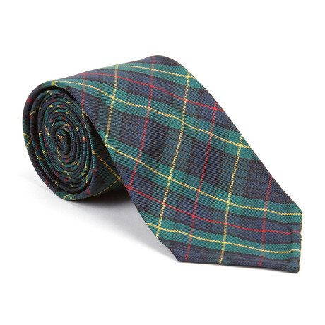 Tartan Necktie // Green