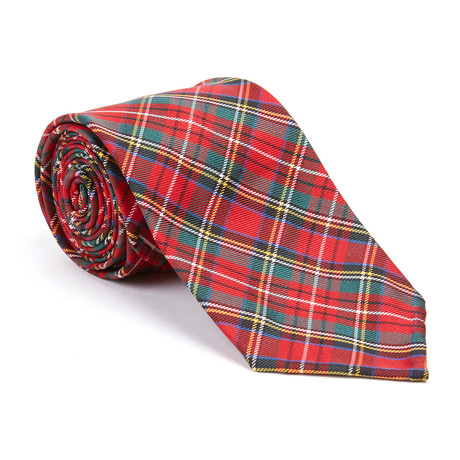 Tartan Necktie // Royal