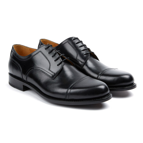 Harry Cap-Toe Shoe // Black (US: 7)