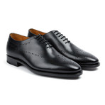 Eyelet Brogue Shoe // Black (US: 8.5)