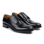 Solid Derby Shoe // Black (US: 9.5)