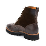 Eyelet Lace-Up Boot // Brown (US: 9.5)