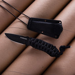 Full Tang Fixed Blade Neck Knife // Black