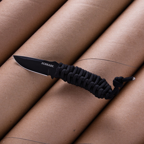 Full Tang Fixed Blade Neck Knife // Black