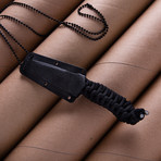 Full Tang Fixed Blade Neck Knife // Black