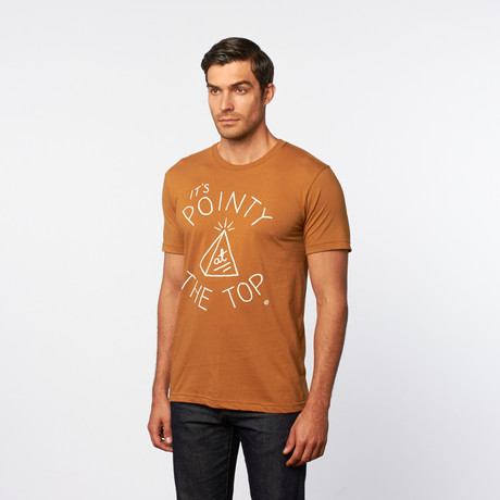 MNKR // Pointy Tee // Camel (S)