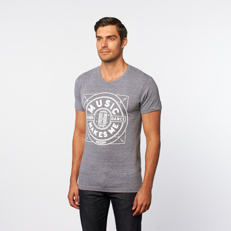 MNKR // Music Tee // Grey (S)