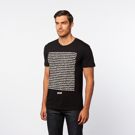 MNKR // Hashtagging Tee // Black (S)