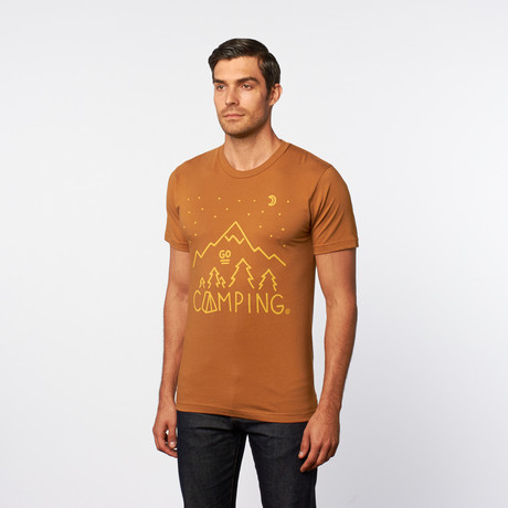 MNKR // Go Camping Tee // Camel (S)