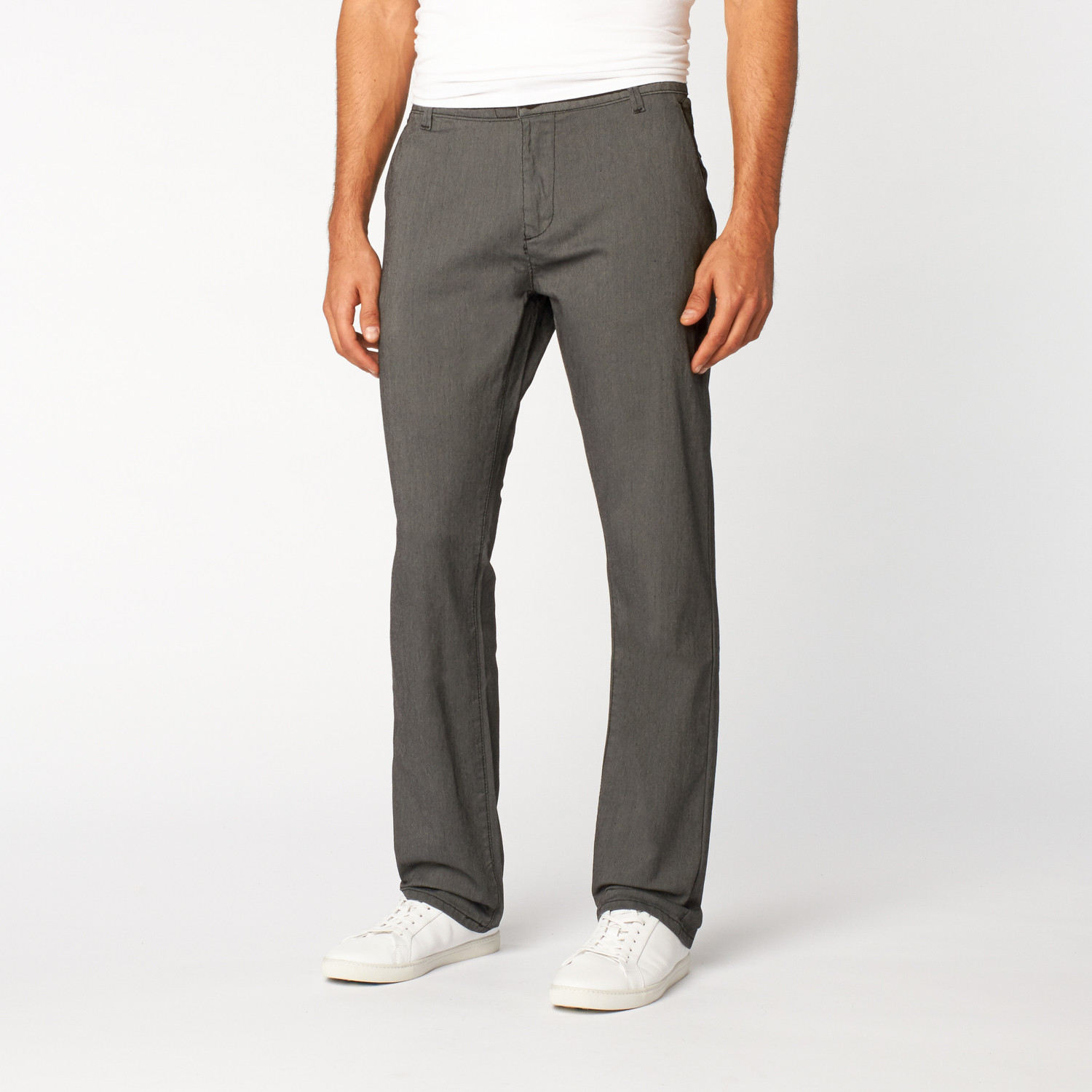 Stretch Twill Pant // Dark Grey (30WX32L) - Platini Jeans - Touch of Modern