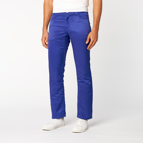 Shiny Twill Pant // Royal Blue (30WX32L)