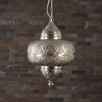 Sultan Pierced Metal Hanging Lamp