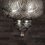 Sultan Pierced Metal Hanging Lamp