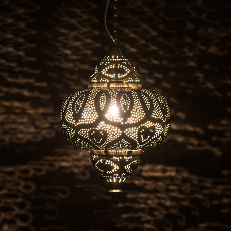 Sultan Pierced Metal Hanging Lamp